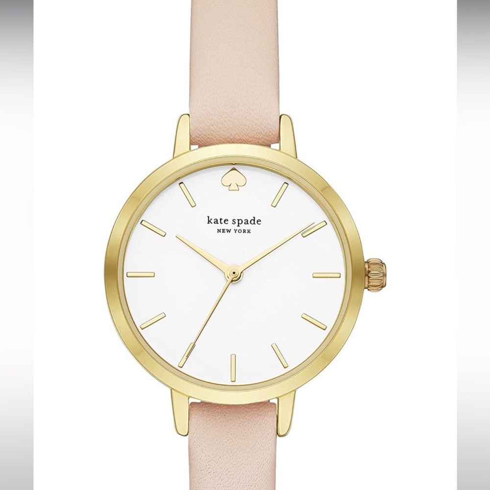 Kate Spade New York Metro Slim Women's Watch with Leather Band